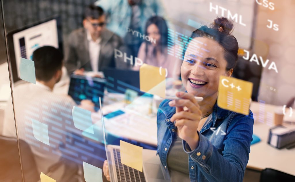 Trabalhadora de startups digitais